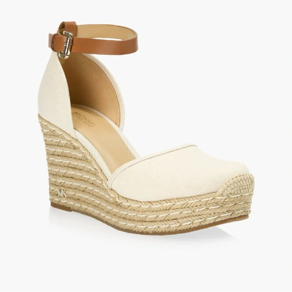 MICHAEL KORRS KENDRICK WEDGE SMALL WEAVE‎ CANVAS